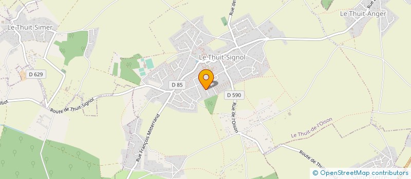 localisation de l'entreprise BUILD LIFE TOGETHER  LE THUIT DE L'OISON