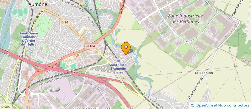 localisation de l'entreprise BUILD TECH à SAINT-OUEN-L'AUMONE