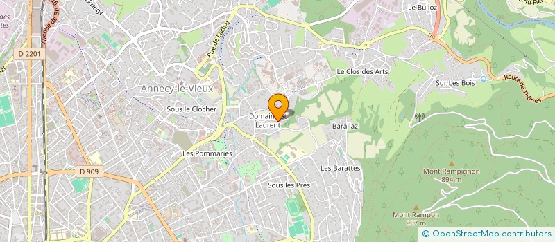 localisation de l'entreprise BUILD UP à ANNECY