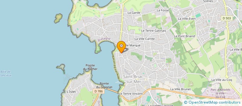 localisation de l'entreprise BUILD - UP ENERGIE  SAINT-BRIAC-SUR-MER