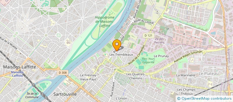 localisation de l'entreprise BUILD YOUR GAME  SARTROUVILLE