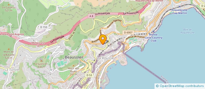 localisation de l'entreprise BUILDEDGE  BEAUSOLEIL