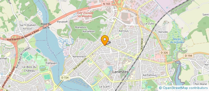 localisation de l'entreprise BUILDER  LANESTER