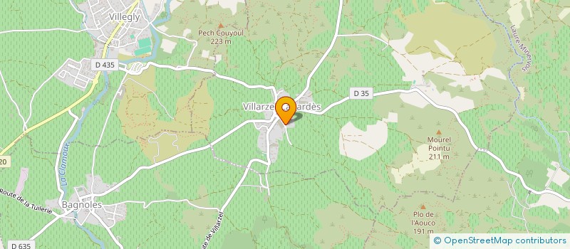 localisation de l'entreprise BUILDERS FLOW à VILLARZEL-CABARDES
