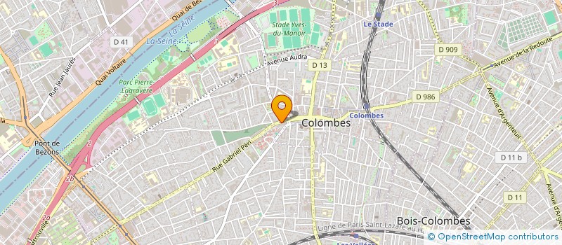 localisation de l'entreprise BUILDERT à COLOMBES