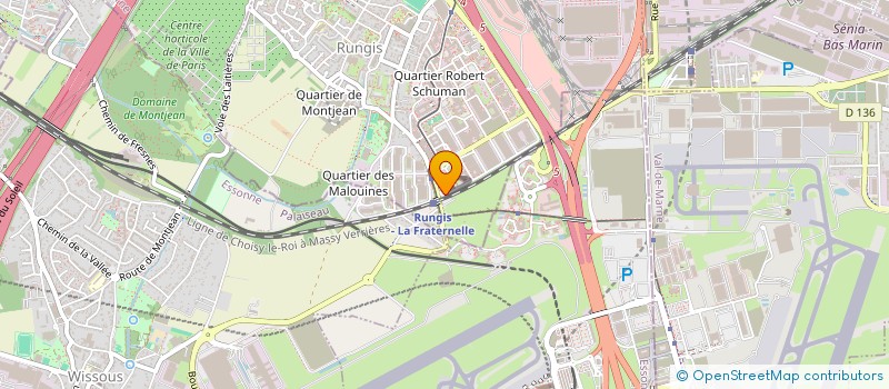 localisation de l'entreprise BUILDIN PLUS CONSTRUCTION SAS à RUNGIS