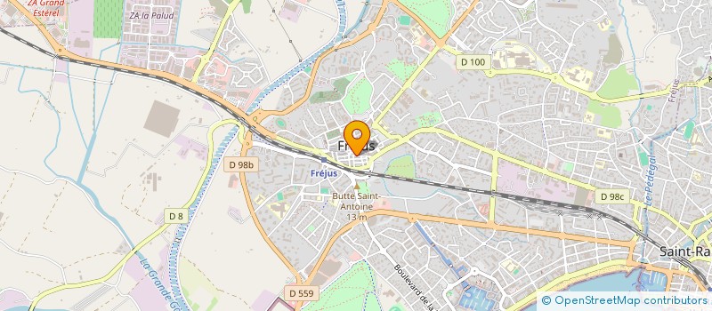 localisation de l'entreprise BUILDING à FREJUS