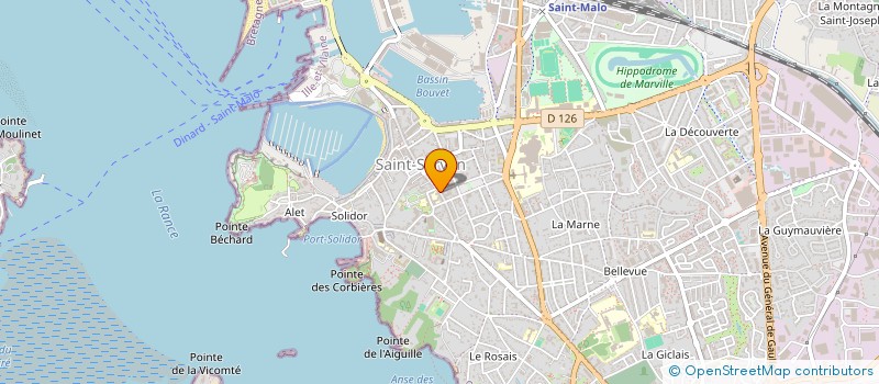 localisation de l'entreprise BUILDING BRIDGES  SAINT-MALO