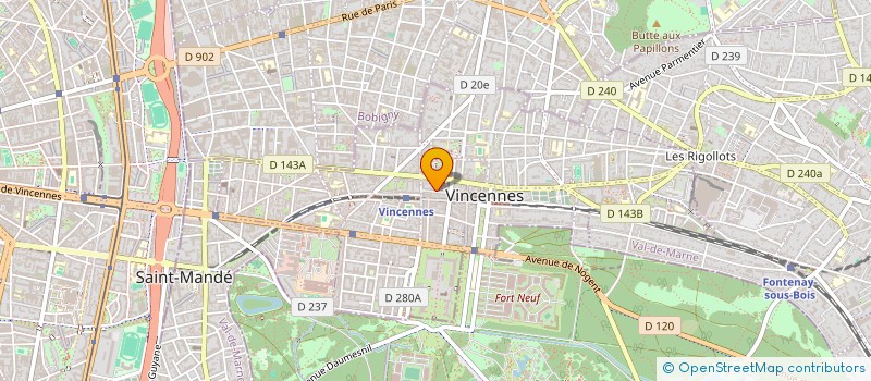 localisation de l'entreprise BUILDING COLLECTIVITE à VINCENNES
