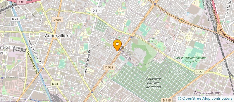 localisation de l'entreprise BUILDING CONSULTING à AUBERVILLIERS