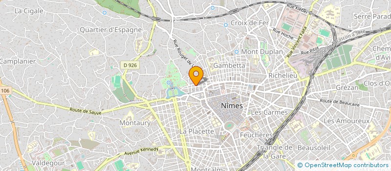 localisation de l'entreprise BUILDING CORPORATION  NIMES