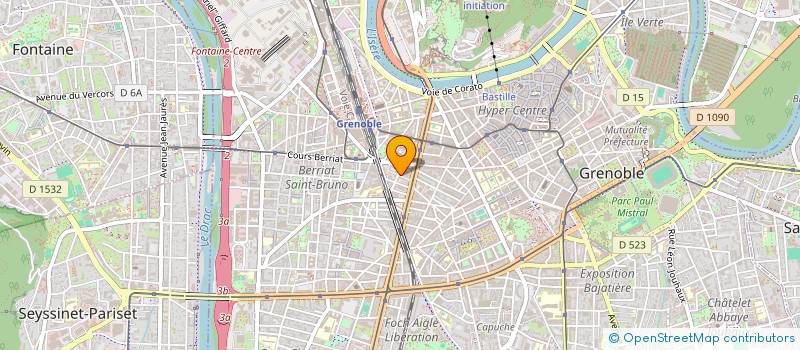 localisation de l'entreprise BUILDING INGENIERIE à GRENOBLE