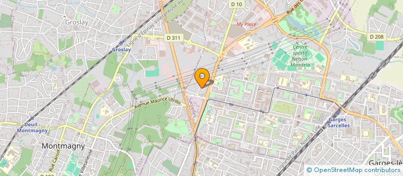 localisation de l'entreprise BUILDING INVEST à SARCELLES