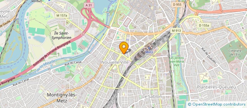 localisation de l'entreprise BUILDING INVEST  METZ