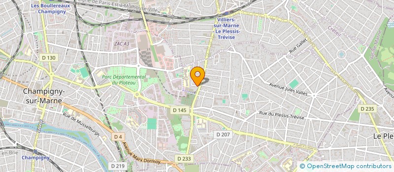 localisation de l'entreprise BUILDING INVEST à CHAMPIGNY-SUR-MARNE