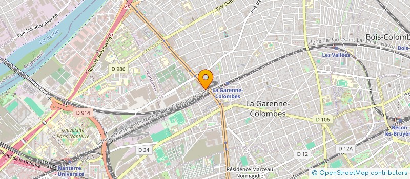 localisation de l'entreprise BUILDING PARTNER à COLOMBES