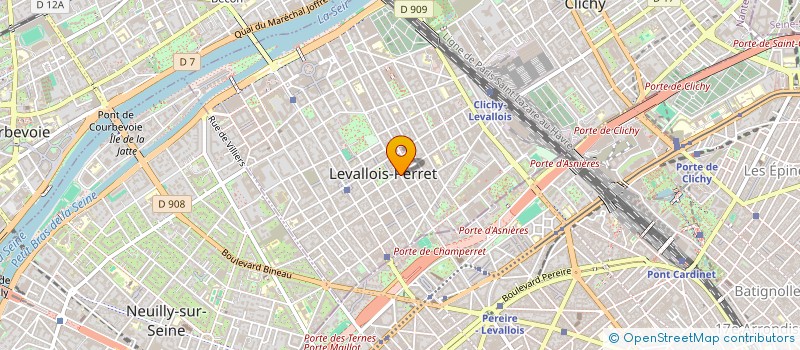 localisation de l'entreprise BUILDING PARTNERS à LEVALLOIS PERRET