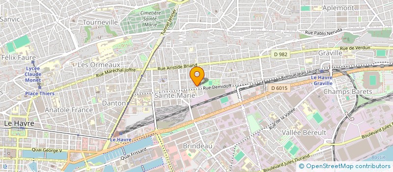 localisation de l'entreprise BUILDING PRO à LE HAVRE