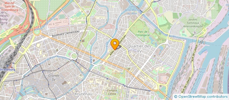 localisation de l'entreprise BUILDING PROJECT CONSULTING - B.P.C. à STRASBOURG