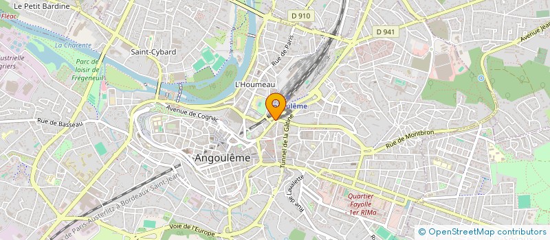 localisation de l'entreprise BUILDING'S CORPORATION à ANGOULEME