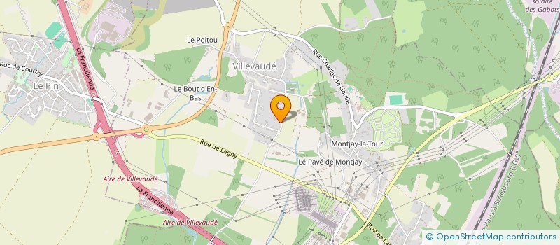 localisation de l'entreprise BUILDING SAS à VILLEVAUDE