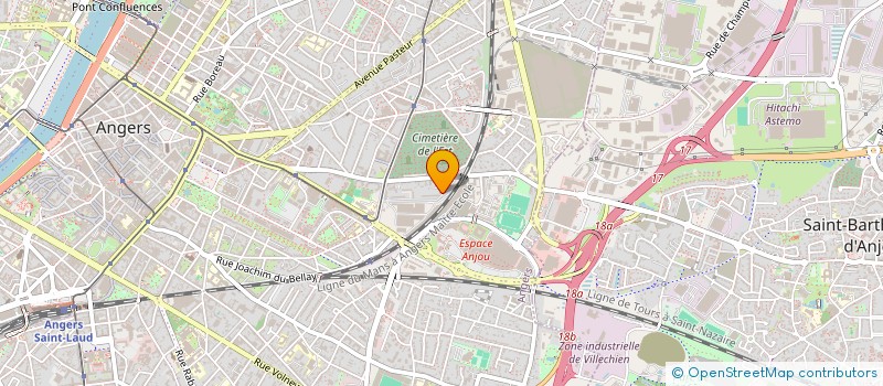 localisation de l'entreprise BUILDING STUDY EXPERTISE à ANGERS