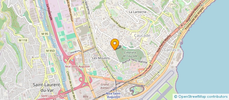 localisation de l'entreprise BUILDING TEAM 06  NICE