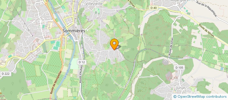 localisation de l'entreprise BUILDING TECH à SOMMIERES