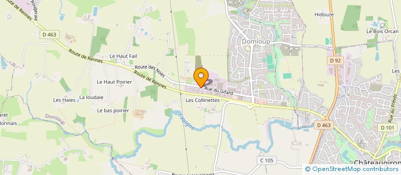 localisation de l'entreprise BUILDING UP FRANCE  DOMLOUP