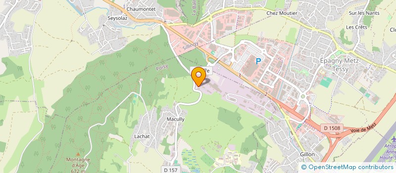 localisation de l'entreprise BUILDTEAM  POISY