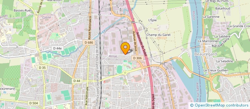 localisation de l'entreprise BUILDY  ARNAS