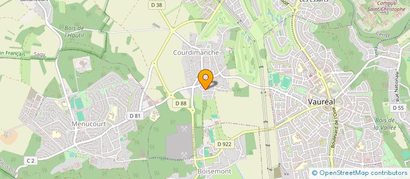 localisation de l'entreprise BUILT BY BLOOD  COURDIMANCHE