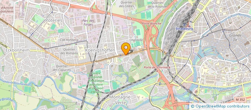 localisation de l'entreprise BUILT DIFFERENT FRANCHISE  STRASBOURG