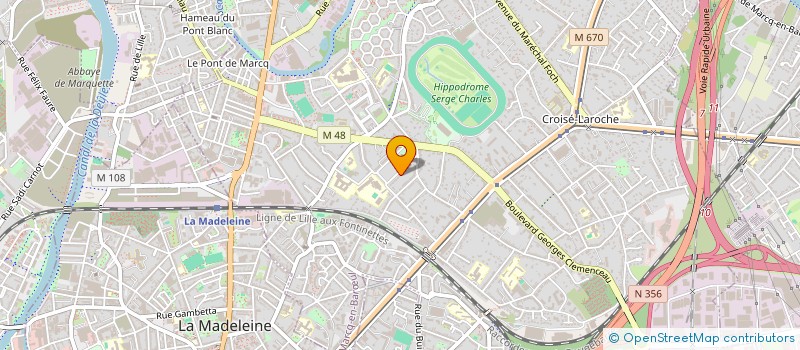 localisation de l'entreprise BUILT4U à MARCQ-EN-BARŒUL
