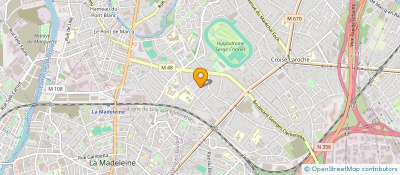 localisation de l'entreprise BUILT4U CONSEILS à MARCQ-EN-BARŒUL