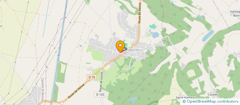 localisation de l'entreprise BUIS FRANCE  CHAMAGNIEU