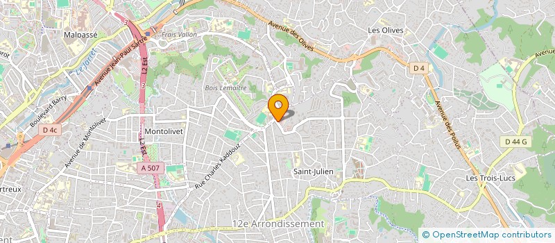 localisation de l'entreprise BUIS JEAN LUC ET LLORENS JACQUELINE à MARSEILLE