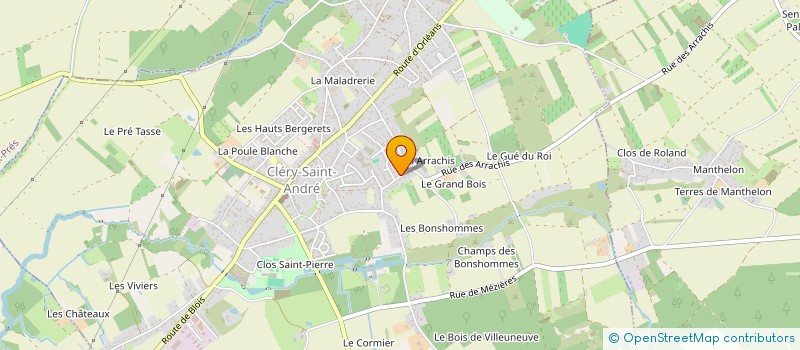 localisation de l'entreprise BUISPACE à CLERY-SAINT-ANDRE