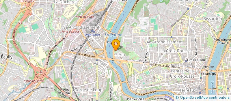 localisation de l'entreprise BUISSET LE SERIN  LYON