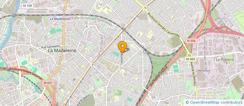 localisation de l'entreprise BUISSON 212 à MARCQ-EN-BARŒUL