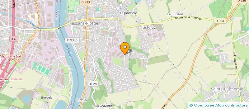 localisation de l'entreprise BUISSON à JASSANS-RIOTTIER