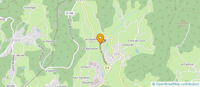 localisation de l'entreprise BUISSON EFFILOCHAGE à COURS