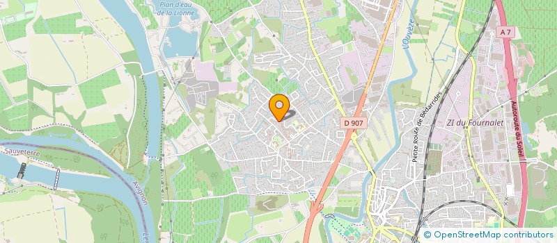 localisation de l'entreprise BUISSON JEAN MARC ET ANDRE  SORGUES