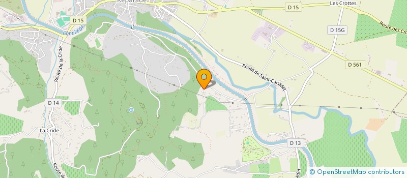 localisation de l'entreprise BUISSON QUILIOTTI  LE PUY-SAINTE-REPARADE