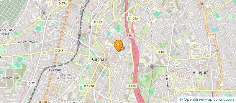 localisation de l'entreprise BUISSONBUISSON  CACHAN