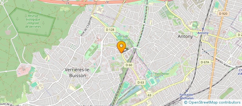 localisation de l'entreprise BUISSONNIERE à VERRIERES-LE-BUISSON