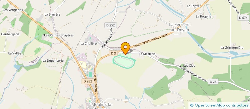localisation de l'entreprise BUISSOUR à MOULINS-LA-MARCHE