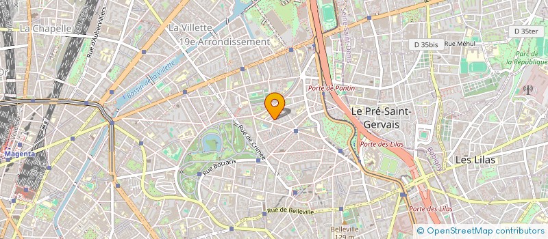 localisation de l'entreprise BUITRAGO  PARIS