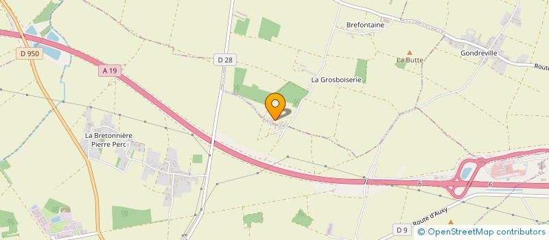 localisation de l'entreprise BUIZARD à EGRY
