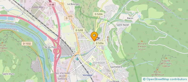 localisation de l'entreprise BUJINKAN DOJO GRENOBLE  VOREPPE